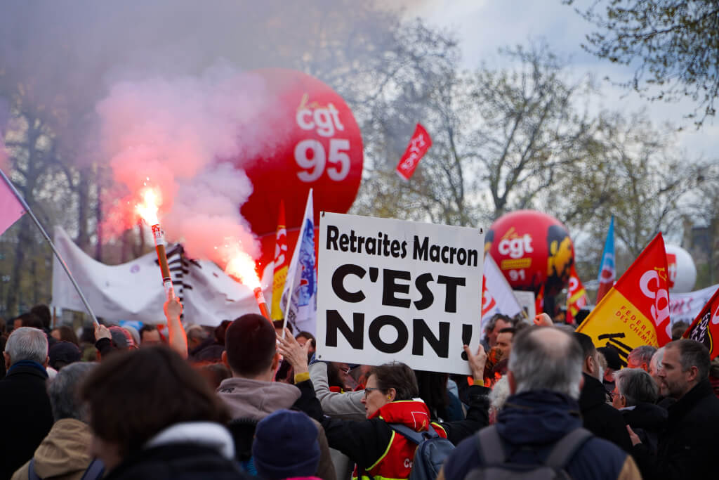 vaga a França contra la proposta de jubilació de Macron