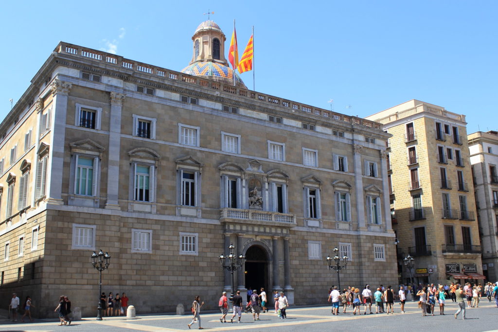 Façana del Palau de la Generalitat